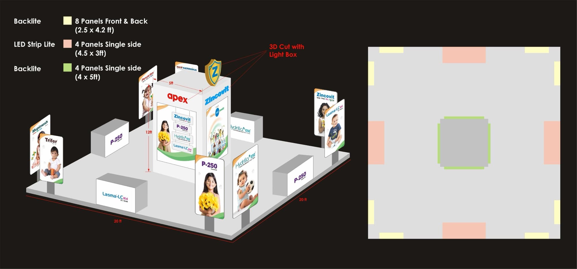 Exhibition stall design and fabrication by Curate Events, photo 11
